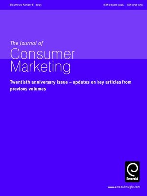 cover image of Journal of Consumer Marketing, Volume 20, Issue 6